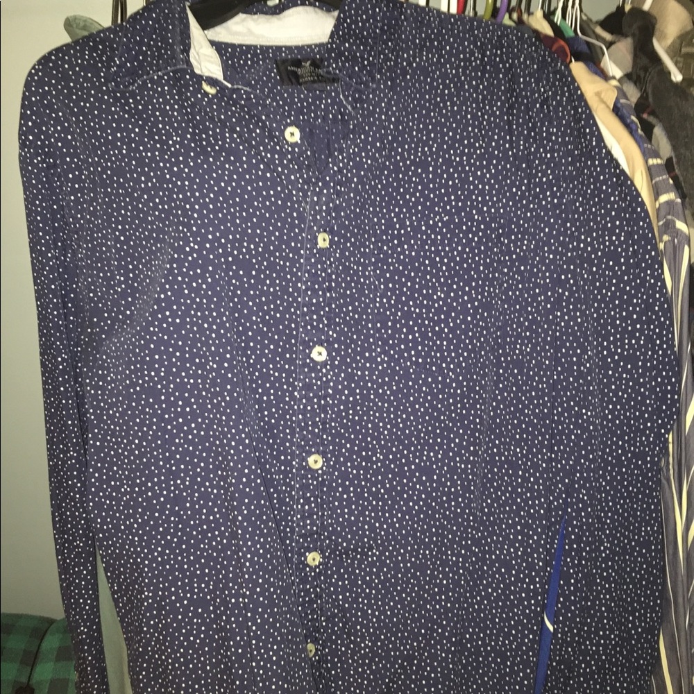 Navy blue dress shirt